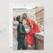 Save The Date Foliage Mariage de Noël | Photo Enregistrer La Dat (Dos)