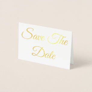 Save the date folie kaarten