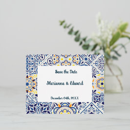 Save the Date Folie Uitnodiging Postcard