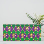 Save The Date Fond de bijoux Mardi Gras (Debout devant)