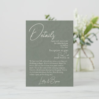 Save The Date FONDNESS | Détails de mariage