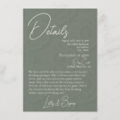 Save The Date FONDNESS | Wedding Details (Devant)