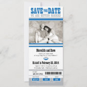Save The Date Football Billet mariage Enregistrer la date (Devant)