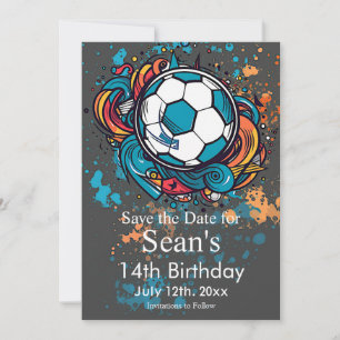 Save The Date Football, Football, Anniversaire Football