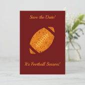 Save The Date Football Party Tailgate Fournitures Maroon Gold (Debout devant)