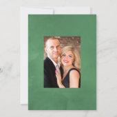 Save The Date Forêt de forêt verte Mariage rustique Photo (Dos)