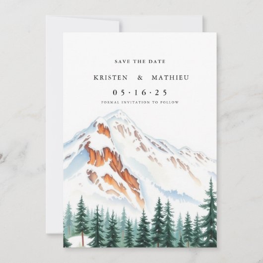 Save The Date Forêt en ligne (Devant)
