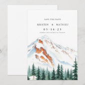 Save The Date Forêt en ligne (Devant / Derrière)