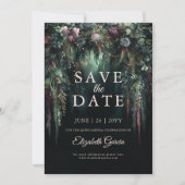 Save The Date Forêt Enchantée Arche Conte de Fées Vert Quinceane (Devant)