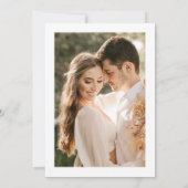 Save The Date Formal Elegant Calligraphy Wedding Website Photo (Dos)