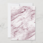 Save The Date Formes Abstraites Marbre Bourgogne Retour & 2 Phot (Dos)