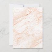 Save The Date Formes Abstraites Marbre en terre cuite Retour & 2 (Dos)