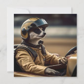 Save The Date Formule amusante : Pilote de course professionnel  (Dos)