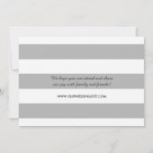 Save the Date Foto - Floral Flourish Typography (Achterkant)