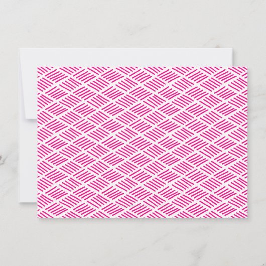 SAVE THE DATE foto hand lettered script heet roze Kaart (Achterkant)