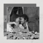 Save the Date Foto Kaart Aankondigingen (Voorkant / Achterkant)