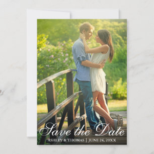 Save the date   Fotokaart voor aankondiging van Ve