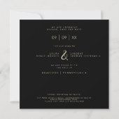 Save The Date Four Photos Minimalist Modern Collage Wedding (Dos)