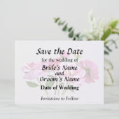 Save The Date Fournitures de mariage Roses Miniatures Roses (Debout devant)