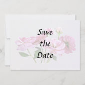 Save The Date Fournitures de mariage Roses Miniatures Roses (Dos)