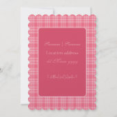 Save The Date Fraises dans la crème Enregistrer la date (Dos)