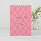 Save The Date Fraises dans la crème Enregistrer la date (Debout devant)