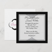 Save The Date Fruit Enregistrer la date (Devant / Derrière)