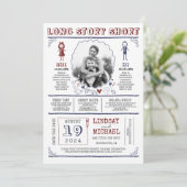 Save The Date Fun Décontracté et mignon Enregistrer la photo Dat (Debout devant)