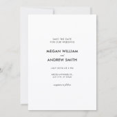 Save The Date Fun mariage mignon couple (Dos)