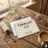 Save The Date Funny Finally Getting Married Postponed Wedding