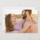 Save The Date Funny Free Cake Fleurs sauvages mariage Enregistre (Dos)