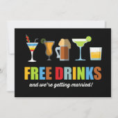Save The Date Funny Free Dracks Mariage photo (Devant)