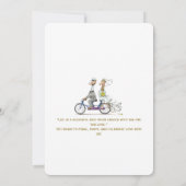 Save The Date Funny Giraffe Mariage (Dos)