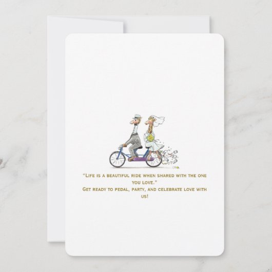Save The Date Funny Giraffe Mariage (Dos)