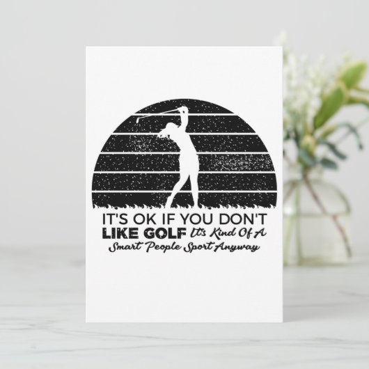 Save The Date funny golf sayings golfing quote (Debout devant)