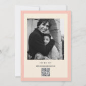 Save The Date Funny Magic Ball rose noir Enregistrer la date (Dos)