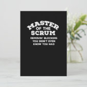 Save The Date Funny Scrum Master T-shirt Fête des pères maillot  (Debout devant)