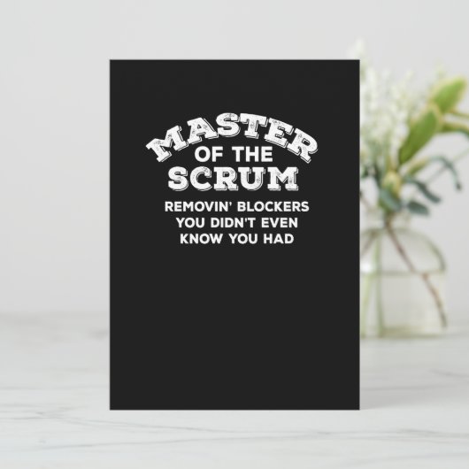 Save The Date Funny Scrum Master T-shirt Fête des pères maillot  (Debout devant)