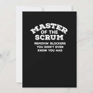 Save The Date Funny Scrum Master T-shirt Fête des pères maillot 