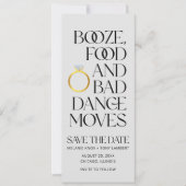 Save The Date Funny Unique mariage numérique Enregistrer la date (Devant)