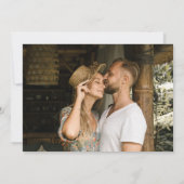 Save The Date Funny Whimsical Romantic Goblet Mariage photo (Dos)