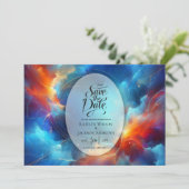 Save The Date Fusion de feu et Mariage de glace (Debout devant)