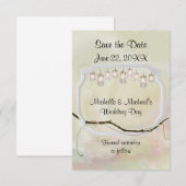 Save The Date Garden Romance Sauvez la date (Devant / Derrière)