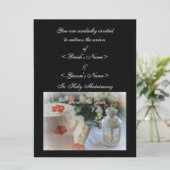 Save The Date Gâteau mariage et lanterne (Debout devant)