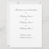 Save The Date Gâteau mariage et lanterne (Dos)