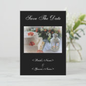 Save The Date Gâteau mariage et lanterne (Debout devant)