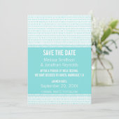 Save The Date Geek Chic Binary Enregistrer la date Invitation, A (Debout devant)