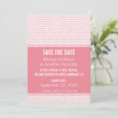 Save The Date Geek Chic Binary Enregistrer la date Invitation, r (Debout devant)