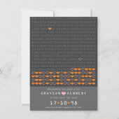 Save The Date Geek Programmé Pour Love Binary Code Enregistrer L (Devant)