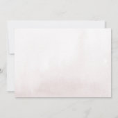 Save The Date Géométrique dorée | Botanique Deux Photo Marine Bl (Dos)